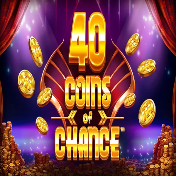 Slots logo of 40 Coins of Chance from SYNOT Games at Level up Casino