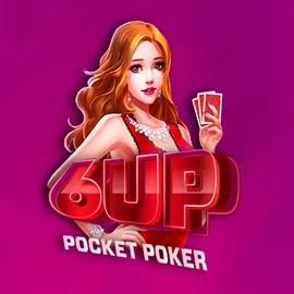 Official Poker logo: 6 Up Pocket Poker by FlipLuck at Level up Casino
