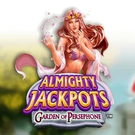 Almighty Jackpots: Garden of Persephone slot visual from Novomatic available on levelsupcasino.org