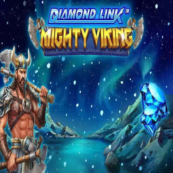 Diamond Link Mighty Viking logo by Greentube Level up Casino