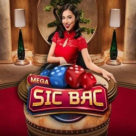 Mega Sic Bac logo by Pragmatic Play at Level up Casino
