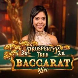 Prosperity Tree Baccarat by Evolution, showcased at levelsupcasino.org – game logo