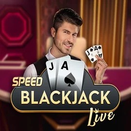 Speed Blackjack slot logo by Pragmatic Play at Level up Casino