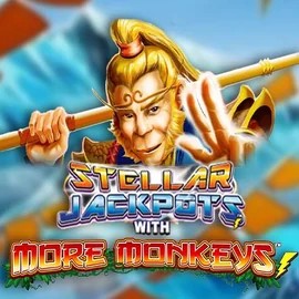 Try Stellar Jackpots with More Monkeys slot by Lightning Box Game on levelsupcasino.org – logo image