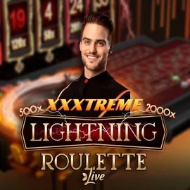 XXXtreme Lightning Roulette logo by Evolution at Level up Casino